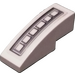 LEGO blanc Pente 1 x 3 Incurvé avec Phare Grille (Model La gauche) Autocollant (50950)