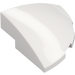 LEGO White Slope 1 x 3 x 3 Curved Round Quarter  (76797)