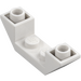 LEGO Weiß Schrägstein 1 x 4 (45°) Doppelt Invers mit Open Mitte (32802)