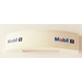 LEGO White Slope 1 x 4 Curved Double with Mobil1 Mobil1 Sticker (93273)
