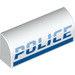 LEGO White Slope 1 x 4 Curved with &#039;POLICE&#039; (6191 / 67290)