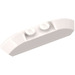 LEGO White Slope 1 x 4 Curved with Sloped Ends and Two Top Studs (40996)