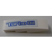 LEGO White Slope 1 x 4 Curved with &#039;Turbo Oil&#039; Sticker (11153)