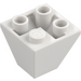 LEGO Bianco Pendenza 2 x 2 (45°) Invertito (3676)