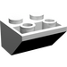 LEGO White Slope 2 x 2 (45°) Inverted with Ferry Windows from Set 1581 with Flat Spacer Underneath (3660)
