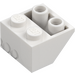 LEGO White Slope 2 x 2 (45°) Inverted with Hollow Tube Spacer Underneath (76959)