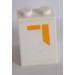 LEGO White Slope 2 x 2 x 2 (65°) with SW Republic Gunship (Left) Sticker with Bottom Tube (3678)