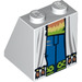 LEGO White Slope 2 x 2 x 2 (65°) with Vitruvius Blue Jeans with Bottom Tube (3678 / 17291)
