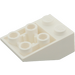 LEGO Weiß Steigung 2 x 3 (25°) Invertiert mit Verbindungen zwischen Bolzen (2752 / 3747)