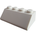 LEGO White Slope 2 x 4 (45°) with Smooth Surface (3037)