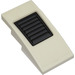 LEGO Wit Helling 2 x 4 Gebogen met Lucht vents Sticker (93606)