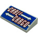 LEGO White Slope 2 x 4 Curved with &#039;CARLS CARGO&#039;  Sticker with Bottom Tubes (88930)