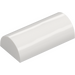 LEGO White Slope 2 x 4 Curved with Groove (6192 / 30337)