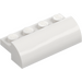 LEGO White Slope 2 x 4 x 1 Curved (5842)