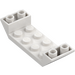 LEGO White Slope 2 x 6 (45°) Double Inverted with Open Center (22889)