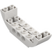 LEGO Blanco Con pendiente 2 x 8 x 2 Curvo Invertido Doble (11301 / 28919)