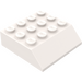 LEGO blanc Pente 4 x 4 (45°) (30182)