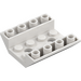 LEGO Blanc Pente 4 x 4 (45°) Double Inversé avec Open Centre (2 trous) (4854 / 72454)