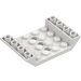 LEGO White Slope 4 x 6 (45°) Double Inverted with Open Center with 3 Holes (30283 / 60219)