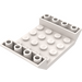 LEGO White Slope 4 x 6 (45°) Double Inverted with Open Center without Holes (30283)