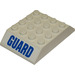 LEGO White Slope 4 x 6 (45°) Double with Blue &#039;COAST&#039; and &#039;GUARD&#039; Sticker (32083)