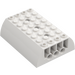 LEGO Vit Backe 6 x 8 x 2 Böjd Dubbel (45411 / 56204)