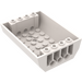 LEGO White Slope 6 x 8 x 2 Curved Inverted Double (45410)