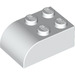 LEGO blanc Pente Brique 2 x 3 avec Haut incurvé (6215)