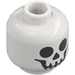 LEGO White Smiling Skeleton Head (Recessed Solid Stud) (10717 / 103937)