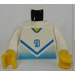 LEGO White Soccer Player with Torso with Blue Number 9 (973)