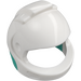 LEGO White Space Helmet with Turquoise Neck (49663)