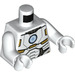 LEGO Blanco Espacio Iron Hombre Minifigura Torso (973 / 76382)