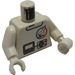 LEGO White Space Torso with Shuttle And Red Buttons (973)