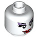 LEGO White Spider Lady Minifigure Head (Recessed Solid Stud) (3626 / 22184)