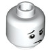 LEGO White Spooky Boy Minifigure Head (Recessed Solid Stud) (3626 / 27418)