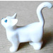 LEGO Weiß Standing Katze mit Lange Dünn Schwanz mit Blau Augen (6175 / 49072)