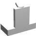 LEGO blanc Volant Titulaire (3829)
