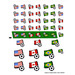 LEGO White Sticker Sheet for Set 3411 (23282)