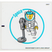 LEGO White Sticker Sheet for Set 45102 (20433)
