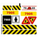 LEGO White Sticker Sheet for Set 7905 (56716)