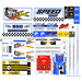 LEGO Wit Sticker Sheet for Set 8154 (63057)