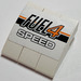 LEGO White Stickered Assembly of three Slope Curved 3 x 1 &quot;Fuel 4 Speed&quot; (Sticker) from set 8147