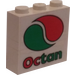 LEGO Weiß Stickered Assembly with Octan Sticker