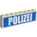 LEGO Vit Stickered Assembly with &#039;POLIZEI&#039;