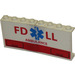 LEGO Vit Stickered Assembly with Red &#039;FD LL&#039;, &#039;AMBULANCE&#039; and Blue EMT Star of Life