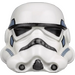 LEGO White Storm Trooper Helmet with Sand Blue Panels (18264 / 30408)