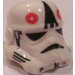 LEGO White Stormtrooper Helmet with AT-AT Driver Markings and Large Black Triangle (30408)