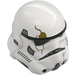 LEGO White Stormtrooper Helmet with Yellow Scar