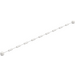 LEGO Blanc Chaîne avec Coupling points et Fin Tenons 1 x 21 (1155 / 63141)