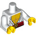 LEGO White Swashbuckler Minifig Torso (973 / 88585)